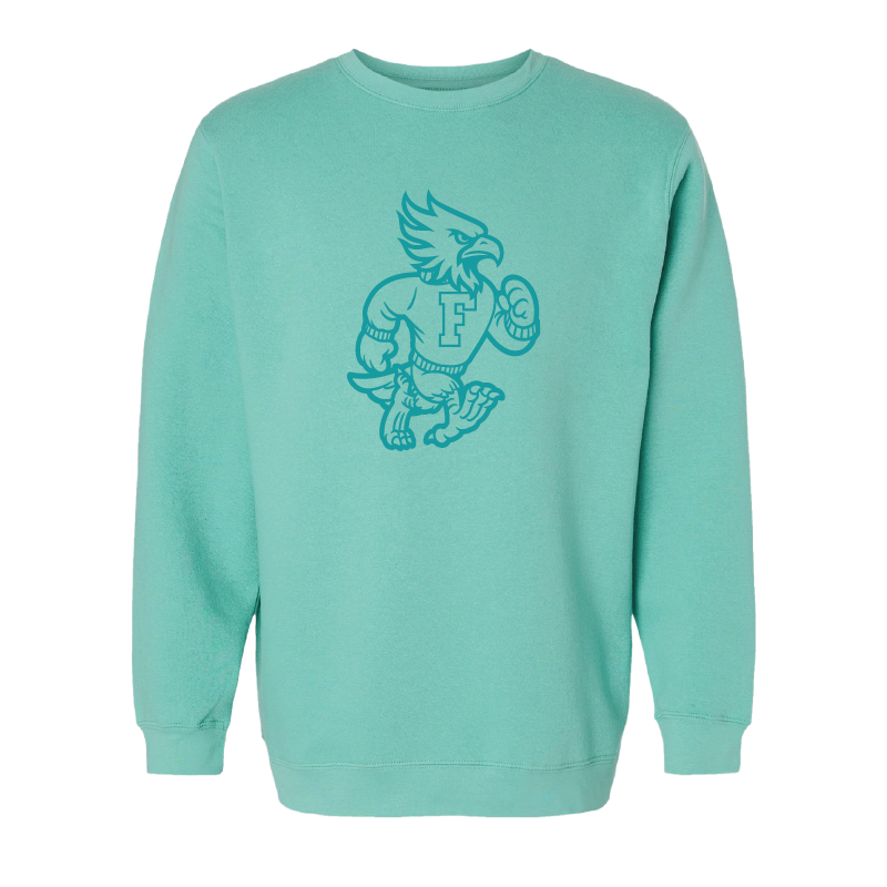 Vintage Phoenix Monochrome - Mens/Unisex Crewneck