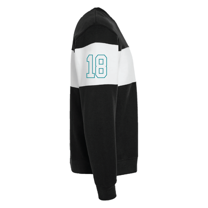 Farmington Football Outlined - Mens Varsity Fleece Crewneck