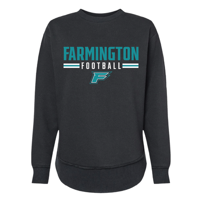 Farmington Football Stripe - Womens Crewneck