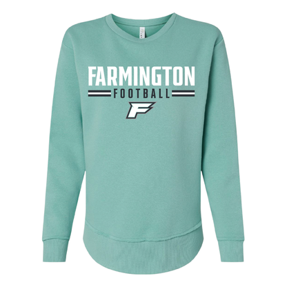 Farmington Football Stripe - Womens Crewneck