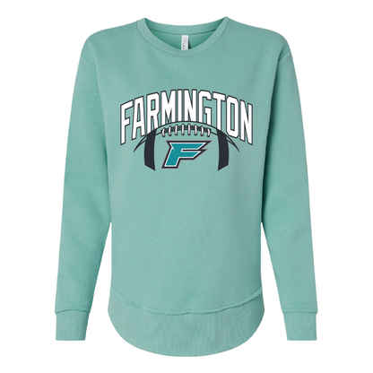 Farmington Arch w/ Football - Womens Crewneck