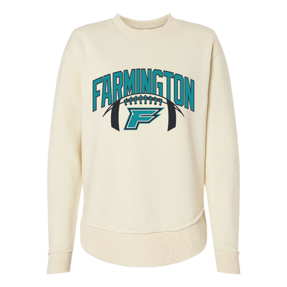 Farmington Arch w/ Football - Womens Crewneck