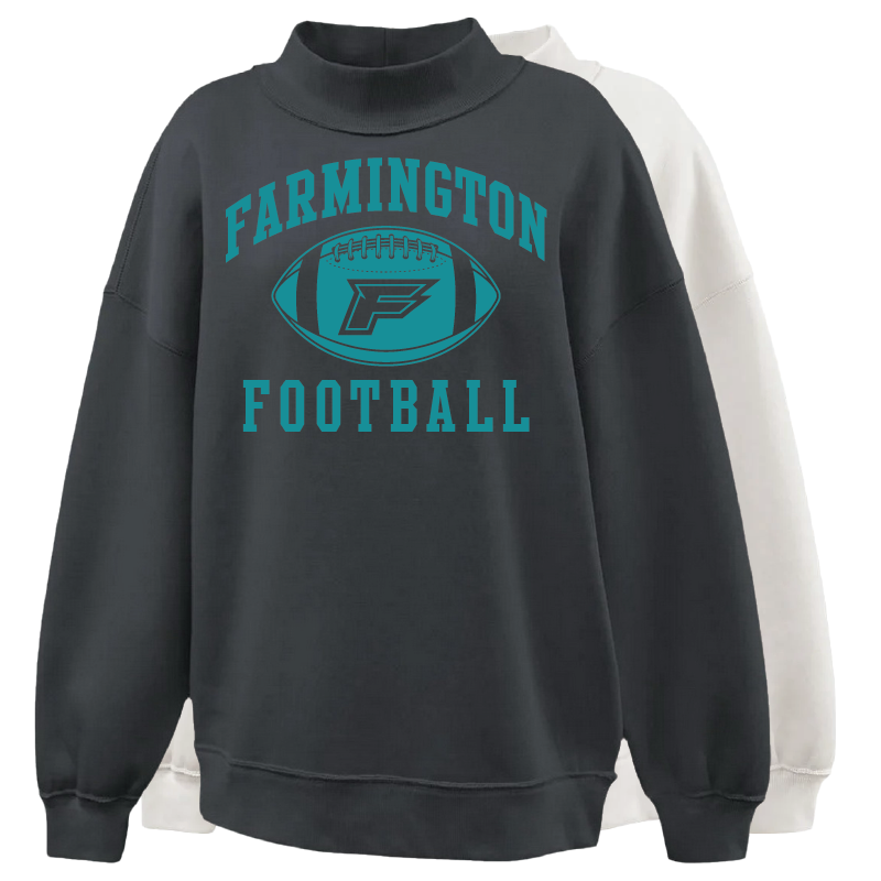 Farmington Football Icon - Womens Mockneck