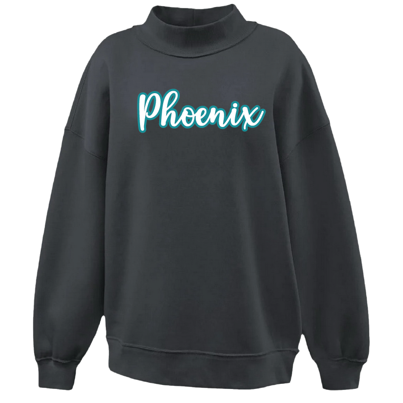 Phoenix Script - Womens Mockneck