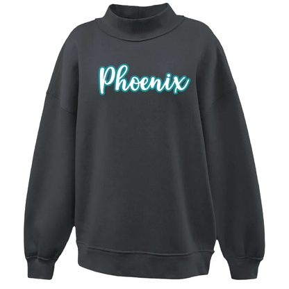 Phoenix Script - Womens Mockneck
