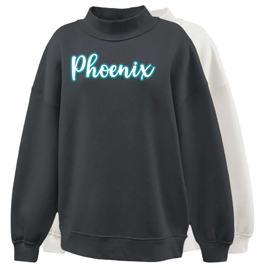 Phoenix Script - Womens Mockneck