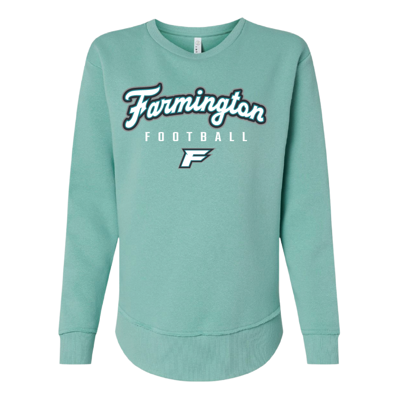 Farmington Football Script - Womens Crewneck
