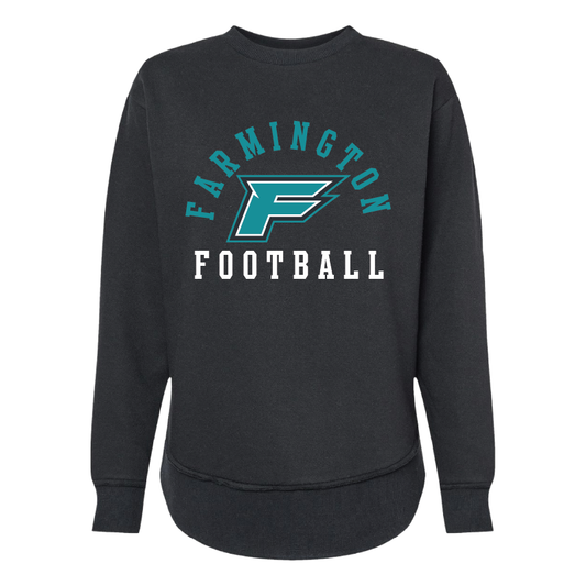 Farmington Football Arched - Womens Crewneck