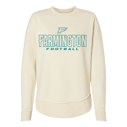 Farmington Football Outlined - Womens Crewneck