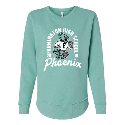 Farmington High School Phoenix Vintage Mascot - Womens Crewneck