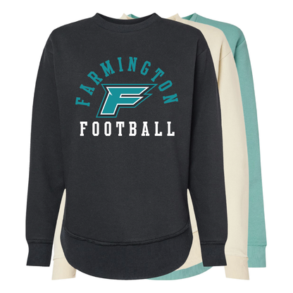 Farmington Football Arched - Womens Crewneck