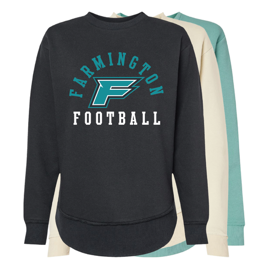 Farmington Football Arched - Womens Crewneck