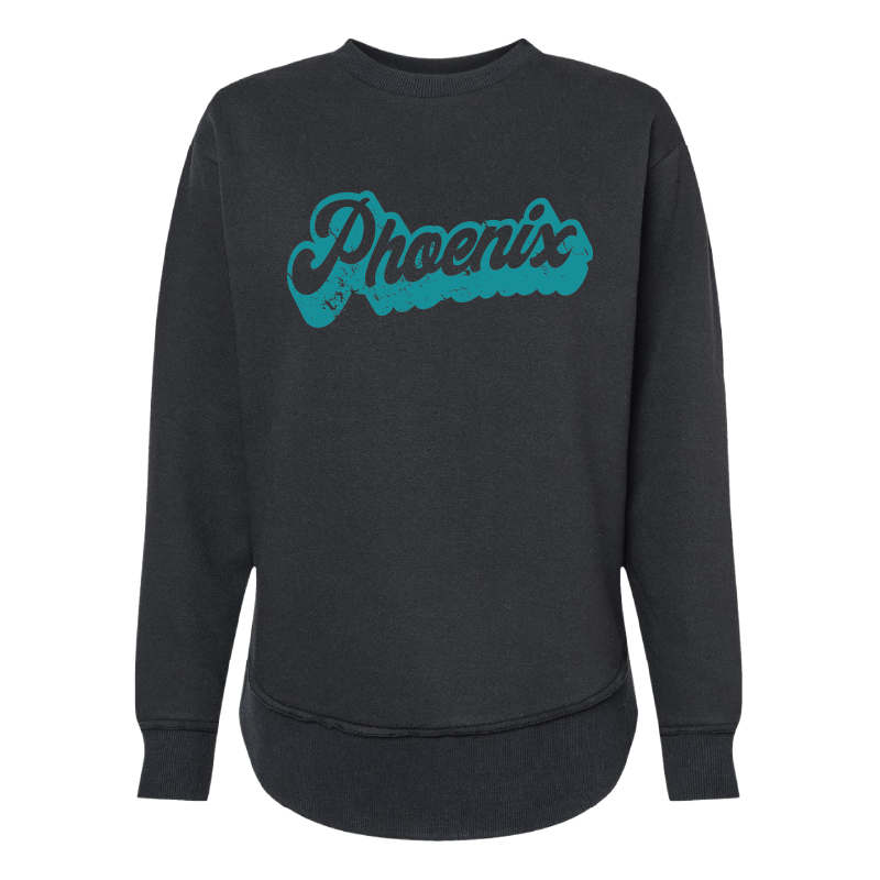 Retro Script - Womens Crewneck