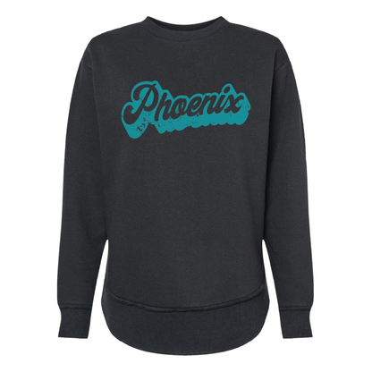 Retro Script - Womens Crewneck