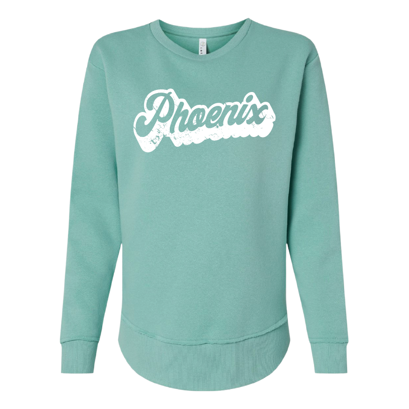 Retro Script - Womens Crewneck