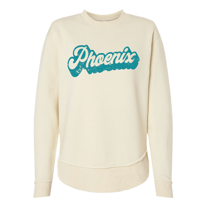 Retro Script - Womens Crewneck