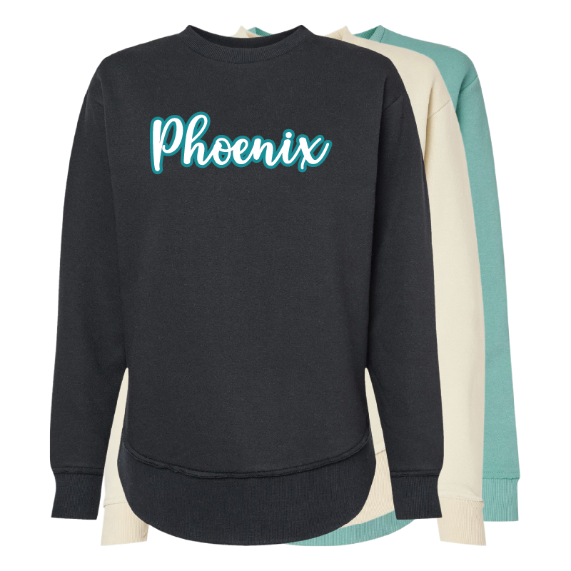 Phoenix Script - Womens Crewneck
