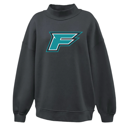 F Logo - Womens Mockneck