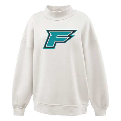 F Logo - Womens Mockneck