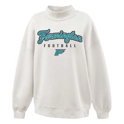 Farmington Football Script - Womens Mockneck