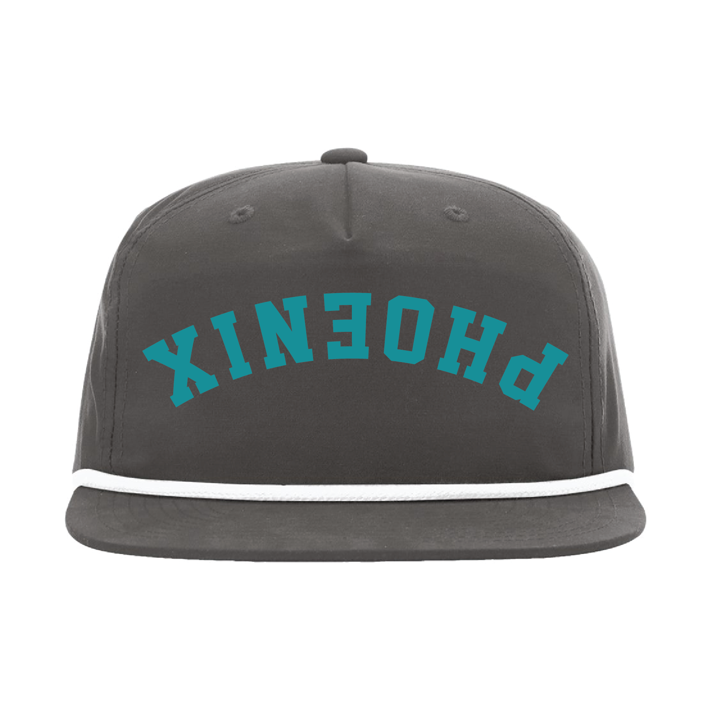Upside Down - 5 Panel High Profile Relaxed Cotton Blend Rope Hat