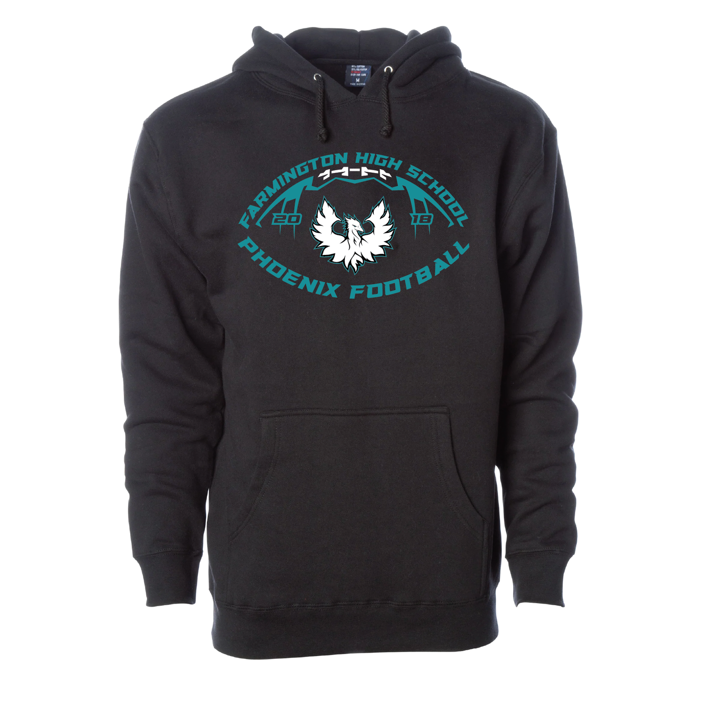 Farmington High School Phoenix Football W/White Phoenix - Adult | Youth Hoodie