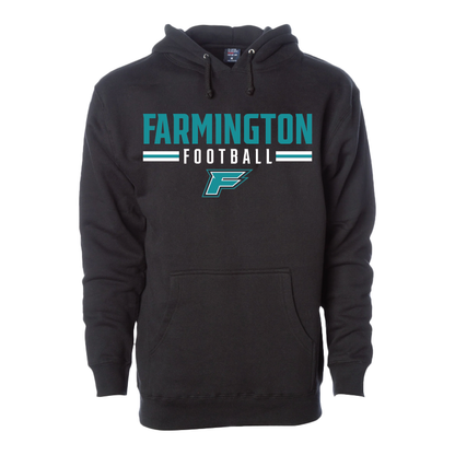 Farmington Football Stripe - Mens/Unisex Hoodie