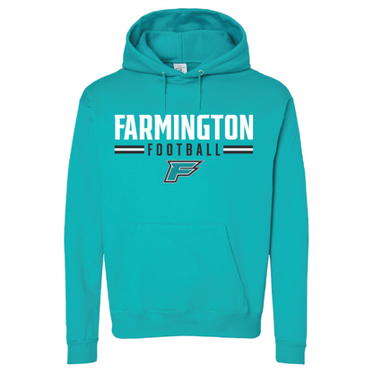 Farmington Football Stripe - Mens/Unisex Hoodie