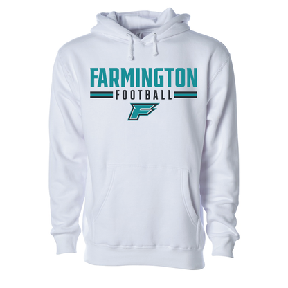 Farmington Football Stripe - Mens/Unisex Hoodie