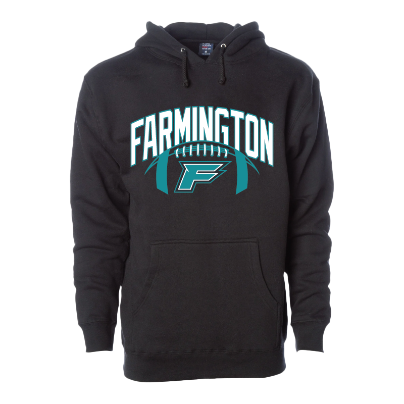 Farmington Arch w/ Football - Mens/Unisex Hoodie