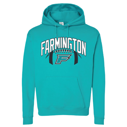 Farmington Arch w/ Football - Mens/Unisex Hoodie