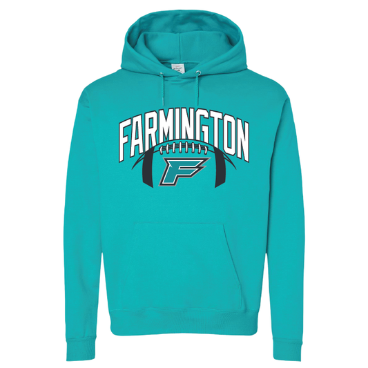 Farmington Arch w/ Football - Mens/Unisex Hoodie