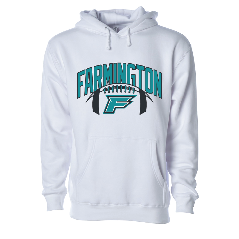 Farmington Arch w/ Football - Mens/Unisex Hoodie