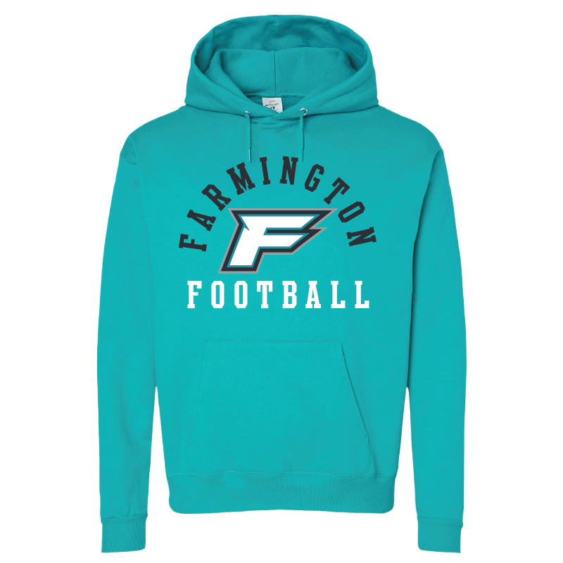 Farmington Football Arched - Mens/Unisex Hoodie
