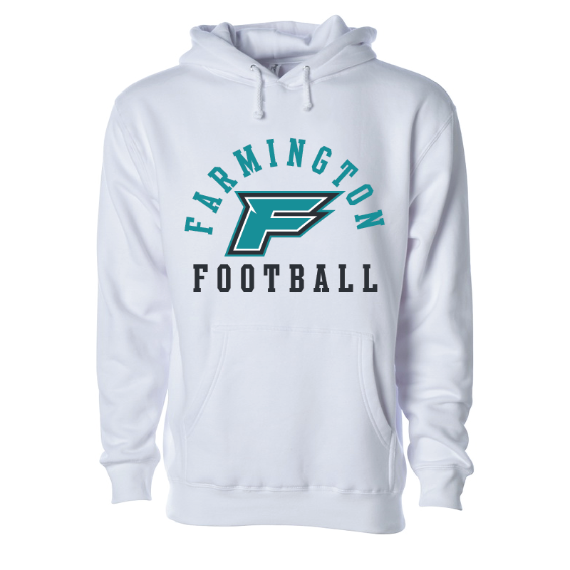 Farmington Football Arched - Mens/Unisex Hoodie