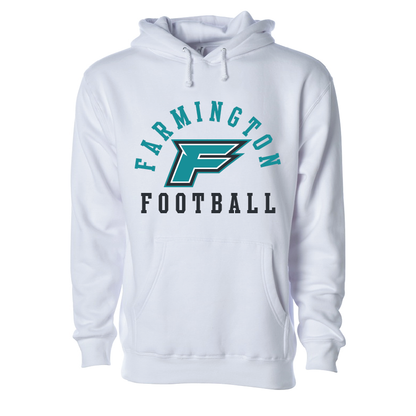 Farmington Football Arched - Mens/Unisex Hoodie