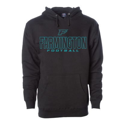 Farmington Football Outlined - Mens/Unisex Hoodie