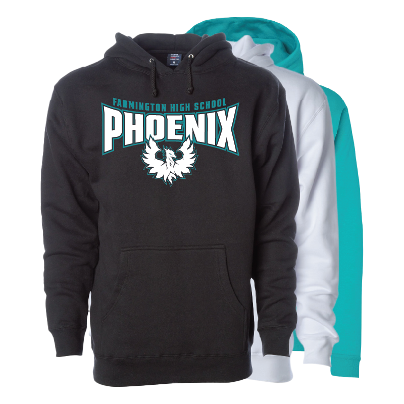 Farmington High School Phoenix - Mens/Unisex Hoodie