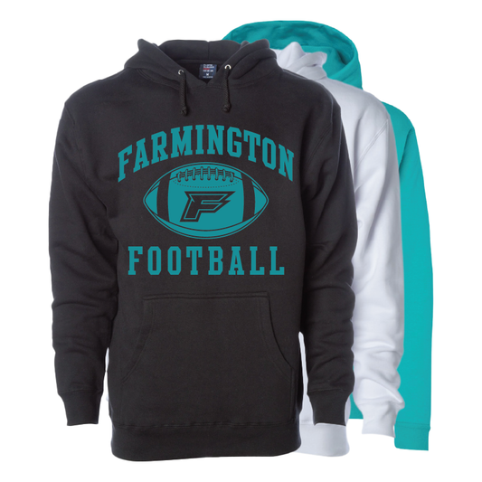 Farmington Football Icon - Mens/Unisex Hoodie