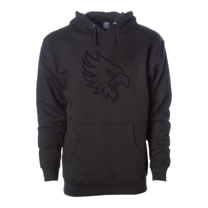 Vintage Phoenix Head Monochrome - Mens/Unisex Hoodie