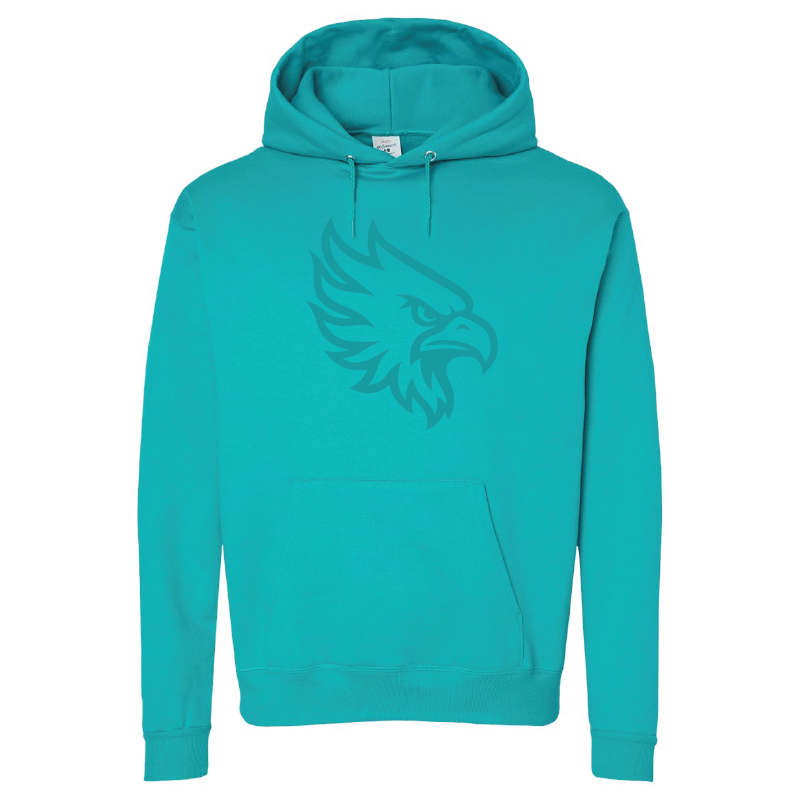 Vintage Phoenix Head Monochrome - Mens/Unisex Hoodie
