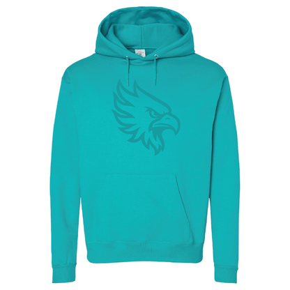 Vintage Phoenix Head Monochrome - Mens/Unisex Hoodie
