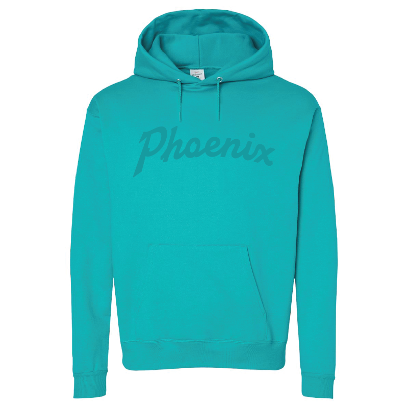 Phoenix Script Monochrome - Mens/Unisex Hoodie