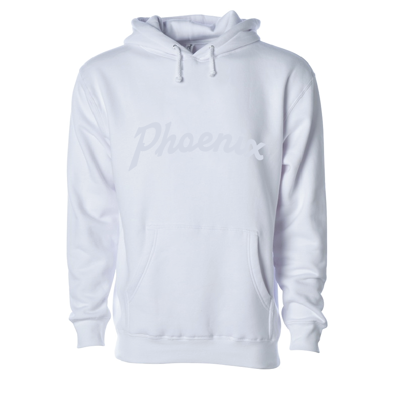 Phoenix Script Monochrome - Mens/Unisex Hoodie