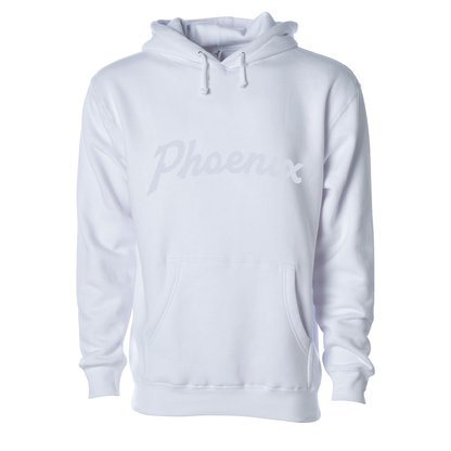 Phoenix Script Monochrome - Mens/Unisex Hoodie