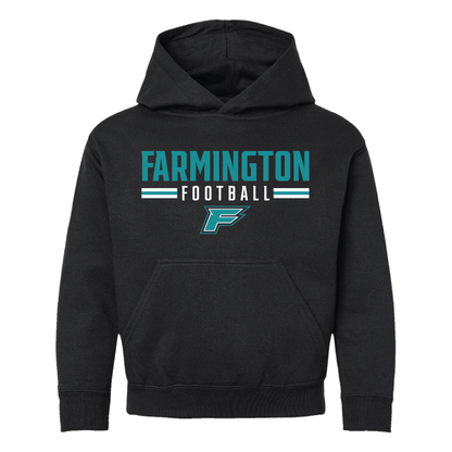 Farmington Football Stripe - Youth Hoodie