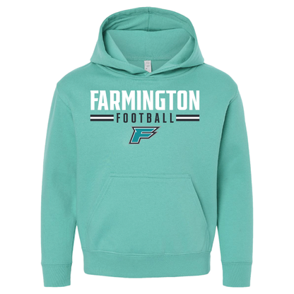 Farmington Football Stripe - Youth Hoodie