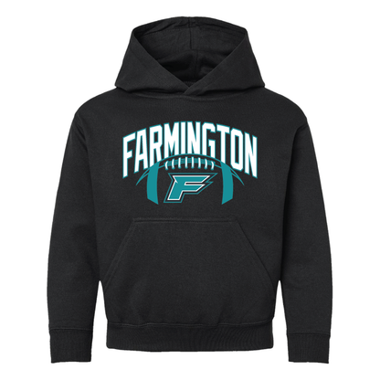 Farmington Arch w/ Football - Youth Hoodie