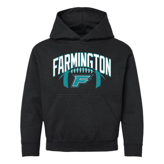 Farmington Arch w/ Football - Youth Hoodie