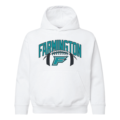 Farmington Arch w/ Football - Youth Hoodie